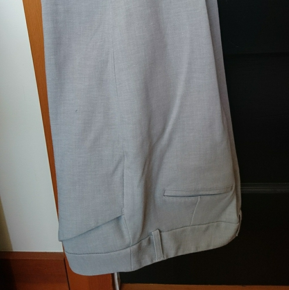 Light gray Express Editor barely boot pants 8R
